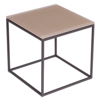 PACE SQUARE SIDE TABLE GLASS